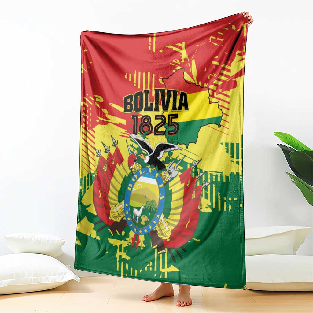 Bolivia 1825 Blanket Coat Of Arms Flag Colors - Wonder Print Shop