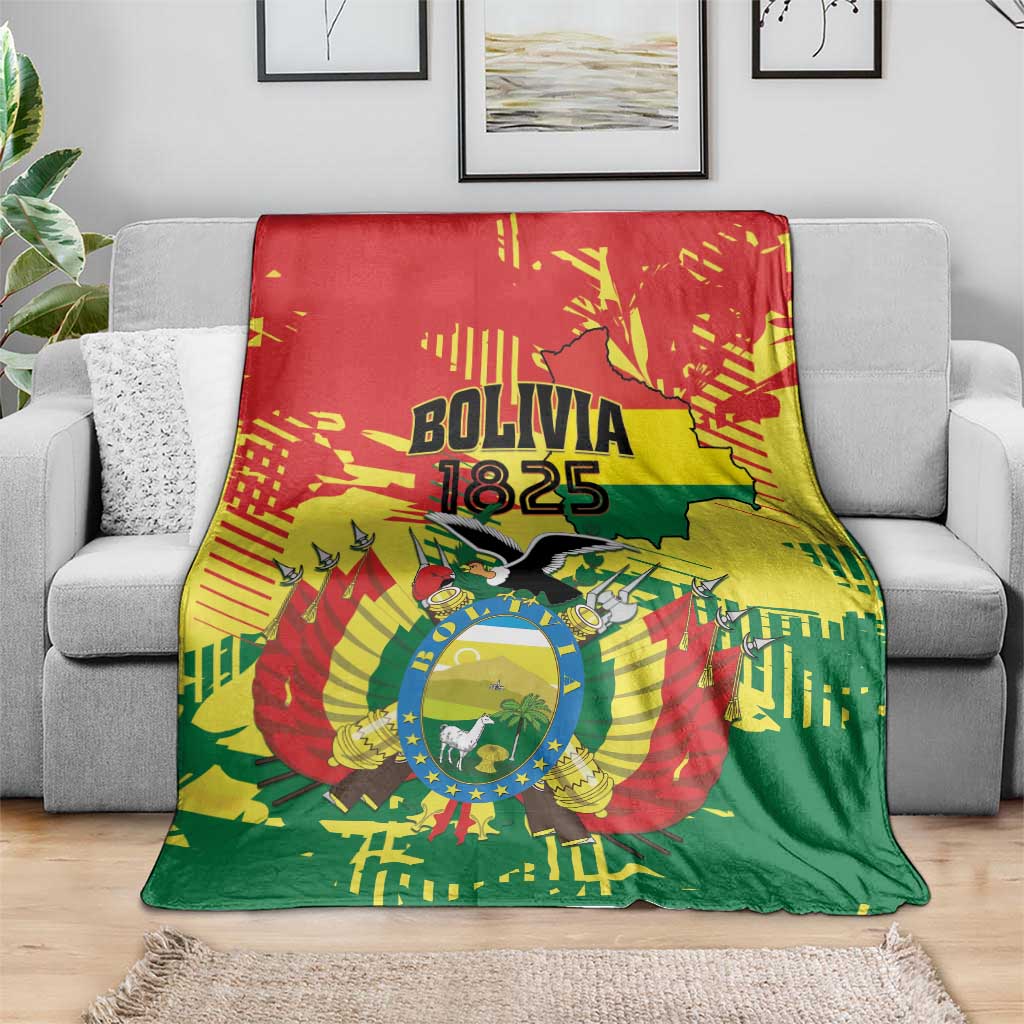 Bolivia 1825 Blanket Coat Of Arms Flag Colors - Wonder Print Shop
