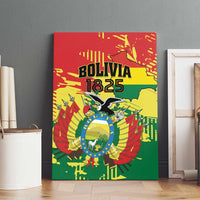Bolivia 1825 Canvas Wall Art Coat Of Arms Flag Colors - Wonder Print Shop