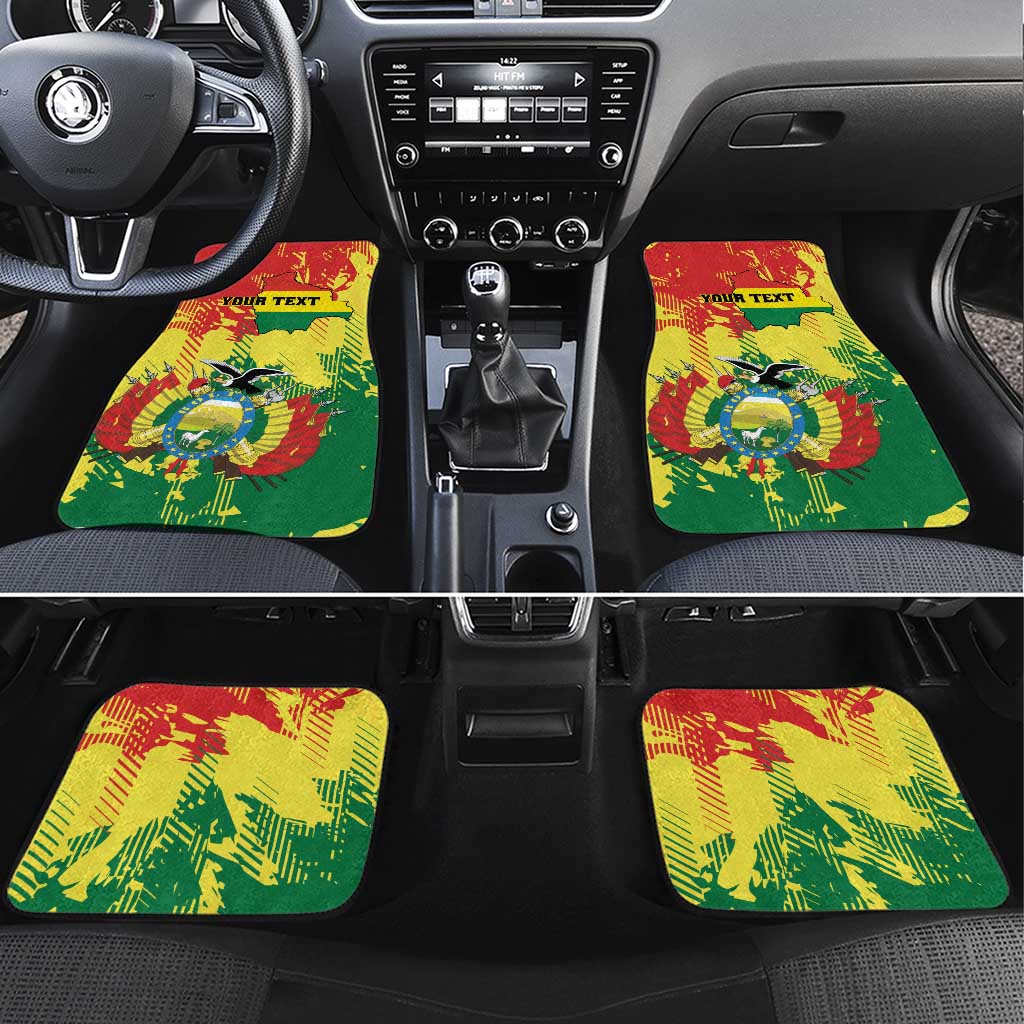 Bolivia 1825 Car Mats Coat Of Arms Flag Colors - Wonder Print Shop