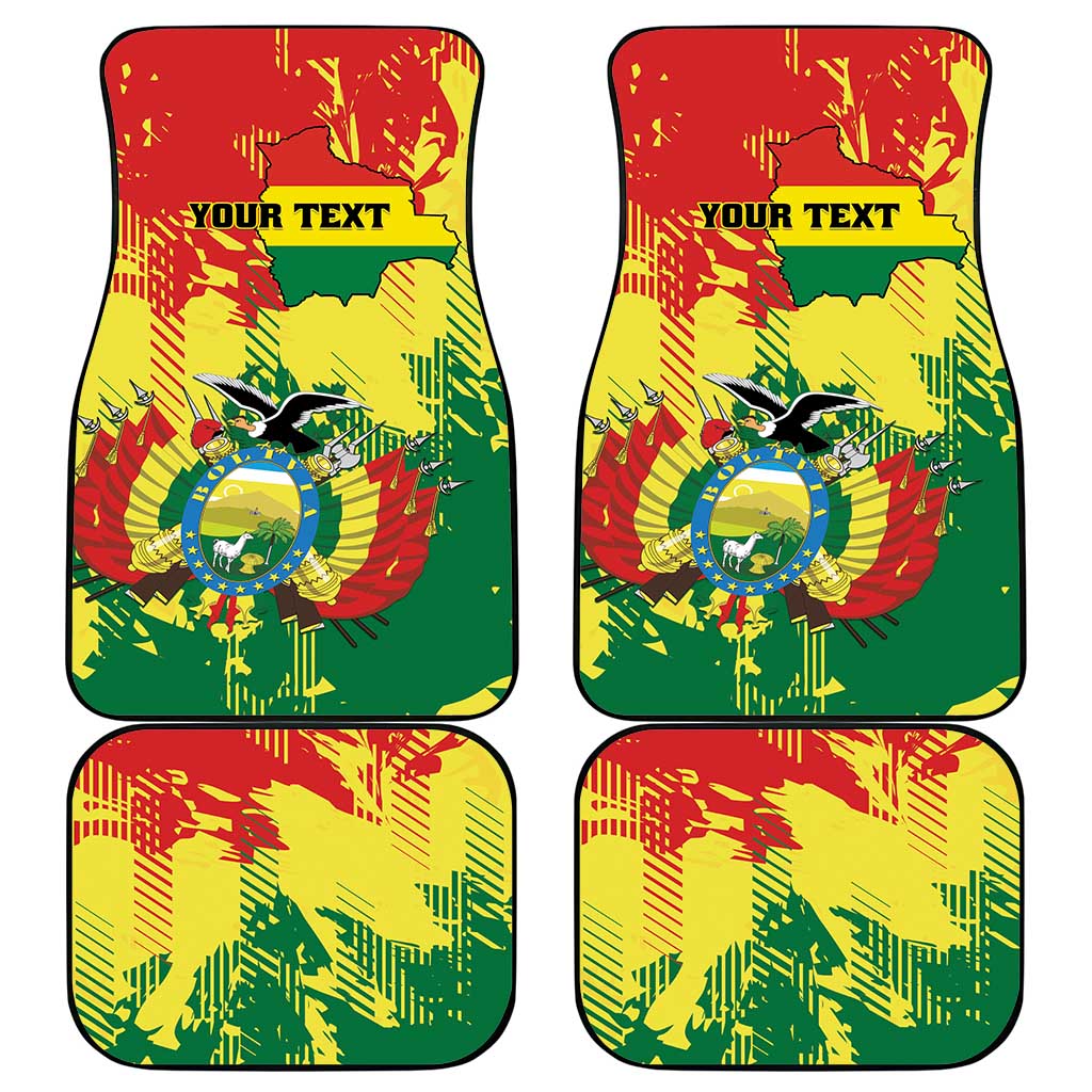 Bolivia 1825 Car Mats Coat Of Arms Flag Colors - Wonder Print Shop