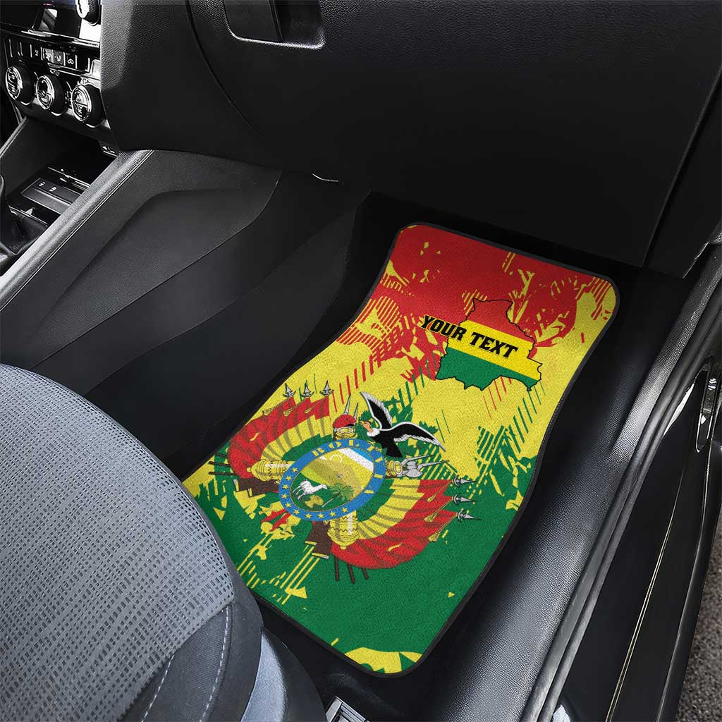 Bolivia 1825 Car Mats Coat Of Arms Flag Colors - Wonder Print Shop