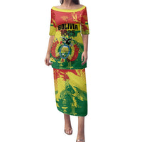 Personalized Bolivia 1825 Family Matching Puletasi and Hawaiian Shirt Coat Of Arms Flag Colors - Wonder Print Shop