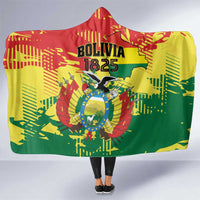 Bolivia 1825 Hooded Blanket Coat Of Arms Flag Colors - Wonder Print Shop