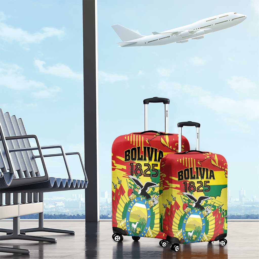 Bolivia 1825 Luggage Cover Coat Of Arms Flag Colors - Wonder Print Shop