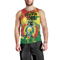 Personalized Bolivia 1825 Men Tank Top Coat Of Arms Flag Colors - Wonder Print Shop