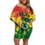 Personalized Bolivia 1825 Off Shoulder Short Dress Coat Of Arms Flag Colors - Wonder Print Shop