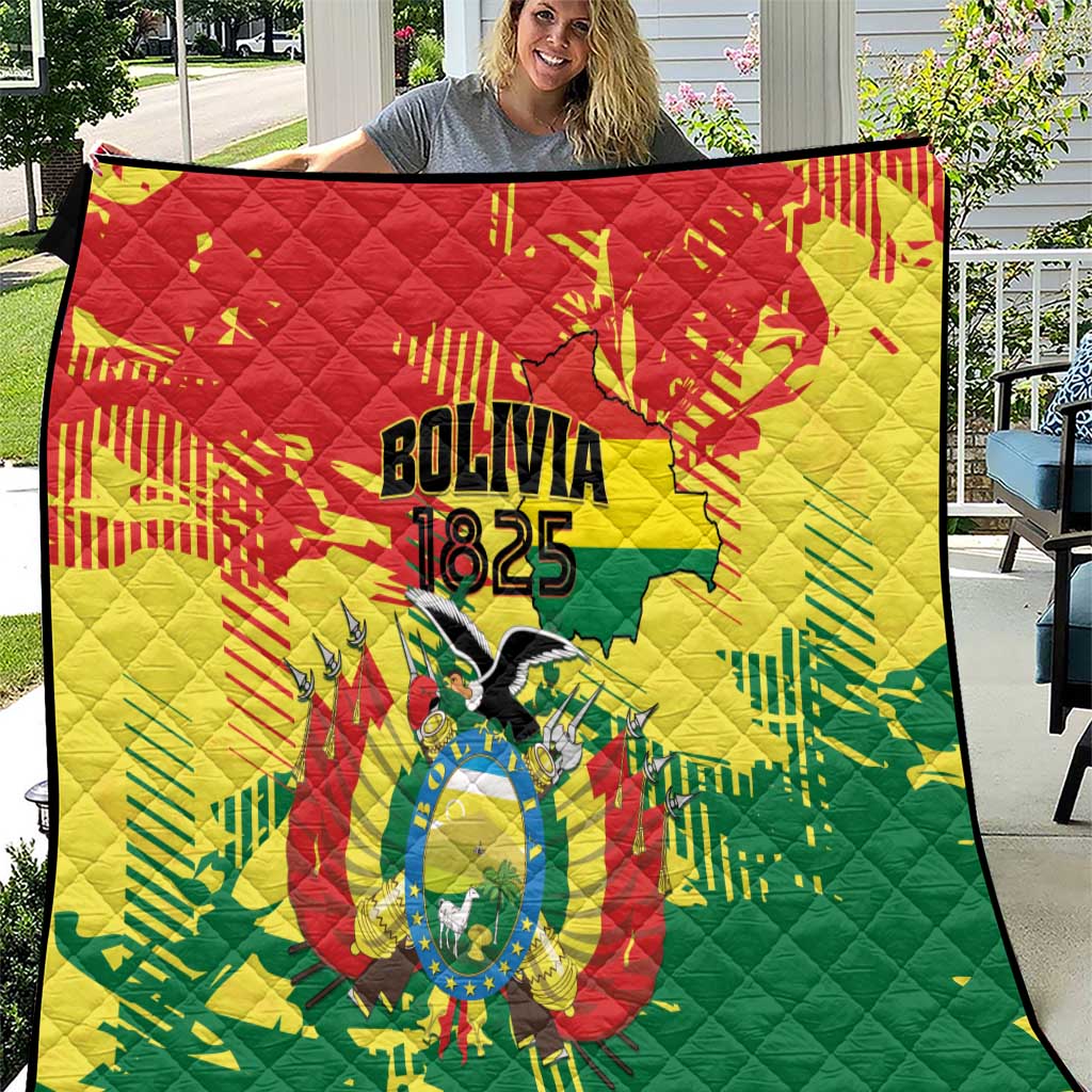 Bolivia 1825 Quilt Coat Of Arms Flag Colors - Wonder Print Shop