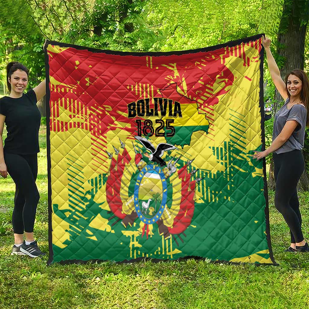 Bolivia 1825 Quilt Coat Of Arms Flag Colors - Wonder Print Shop