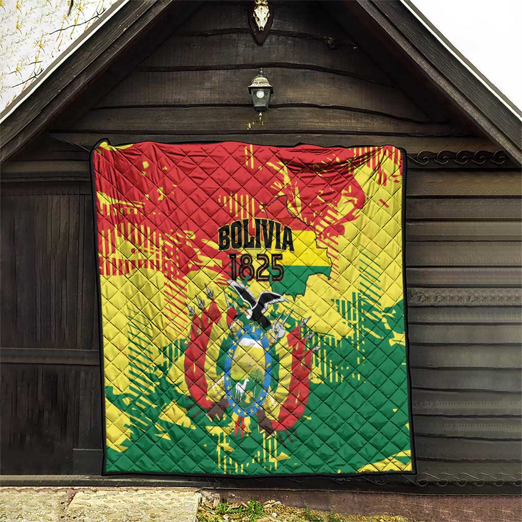 Bolivia 1825 Quilt Coat Of Arms Flag Colors - Wonder Print Shop