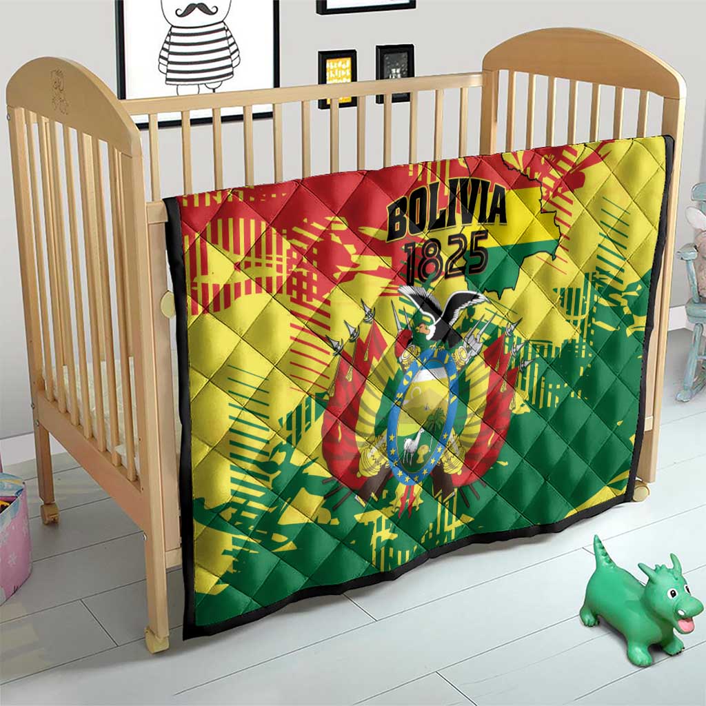 Bolivia 1825 Quilt Coat Of Arms Flag Colors - Wonder Print Shop