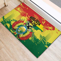 Bolivia 1825 Rubber Doormat Coat Of Arms Flag Colors - Wonder Print Shop
