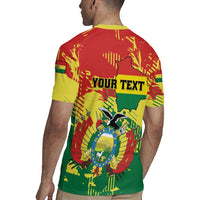 Personalized Bolivia 1825 Rugby Jersey Coat Of Arms Flag Colors - Wonder Print Shop