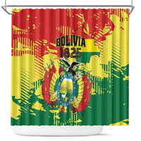 Bolivia 1825 Shower Curtain Coat Of Arms Flag Colors - Wonder Print Shop