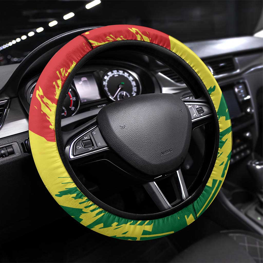 Bolivia 1825 Steering Wheel Cover Coat Of Arms Flag Colors - Wonder Print Shop