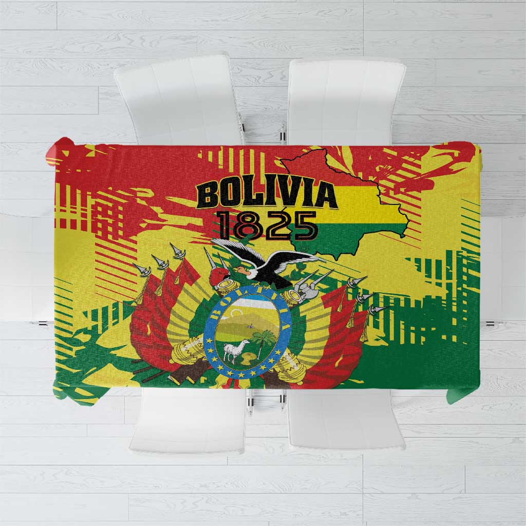 Bolivia 1825 Tablecloth Coat Of Arms Flag Colors - Wonder Print Shop