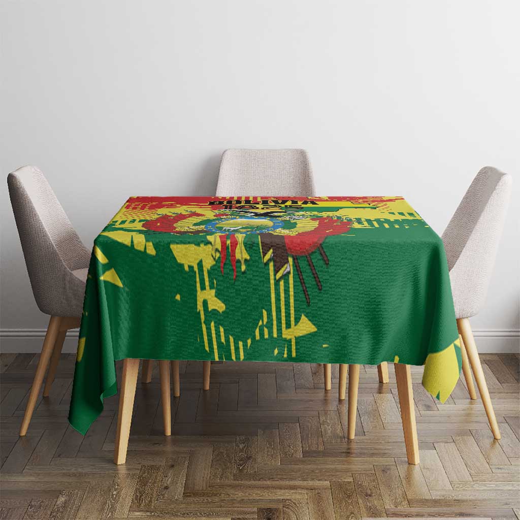 Bolivia 1825 Tablecloth Coat Of Arms Flag Colors - Wonder Print Shop