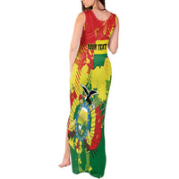 Personalized Bolivia 1825 Tank Maxi Dress Coat Of Arms Flag Colors - Wonder Print Shop