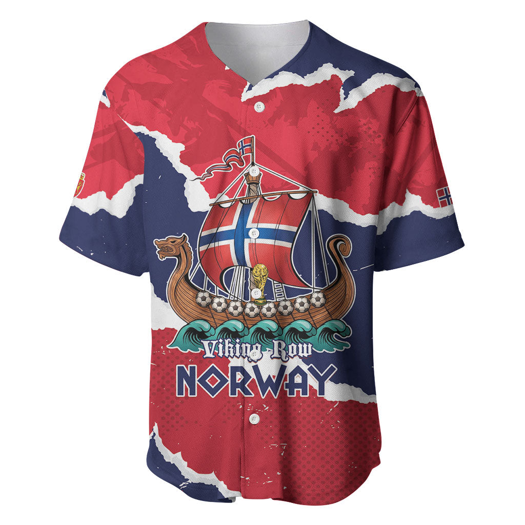 Custom Norway 2026 Soccer Baseball Jersey Vikings Keep Rowing