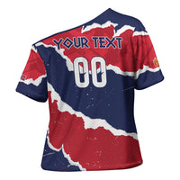 Custom Norway 2026 Soccer Cross Shoulder Shirt Vikings Keep Rowing