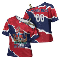 Custom Norway 2026 Soccer Cross Shoulder Shirt Vikings Keep Rowing