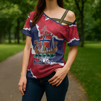 Custom Norway 2026 Soccer Cross Shoulder Shirt Vikings Keep Rowing