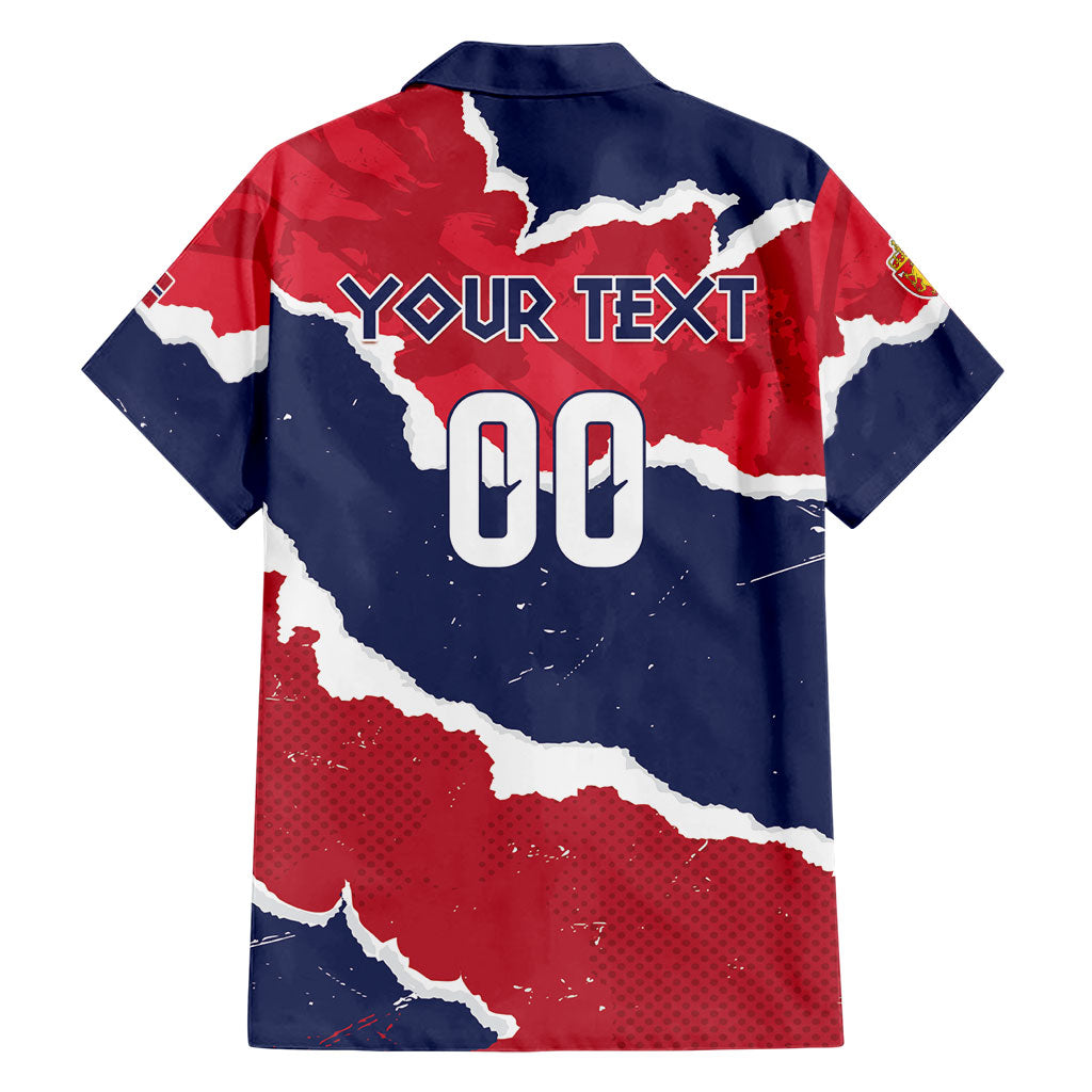 Custom Norway 2026 Soccer Hawaiian Shirt Vikings Keep Rowing