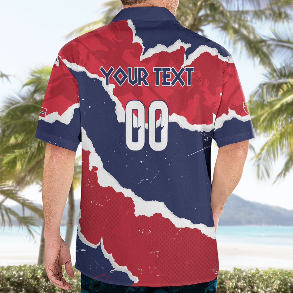 Custom Norway 2026 Soccer Hawaiian Shirt Vikings Keep Rowing
