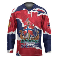 Custom Norway 2026 Soccer Hockey Jersey Vikings Keep Rowing