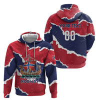 Custom Norway 2026 Soccer Hoodie Vikings Keep Rowing