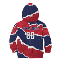 Custom Norway 2026 Soccer Kid Hoodie Vikings Keep Rowing