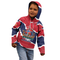 Custom Norway 2026 Soccer Kid Hoodie Vikings Keep Rowing