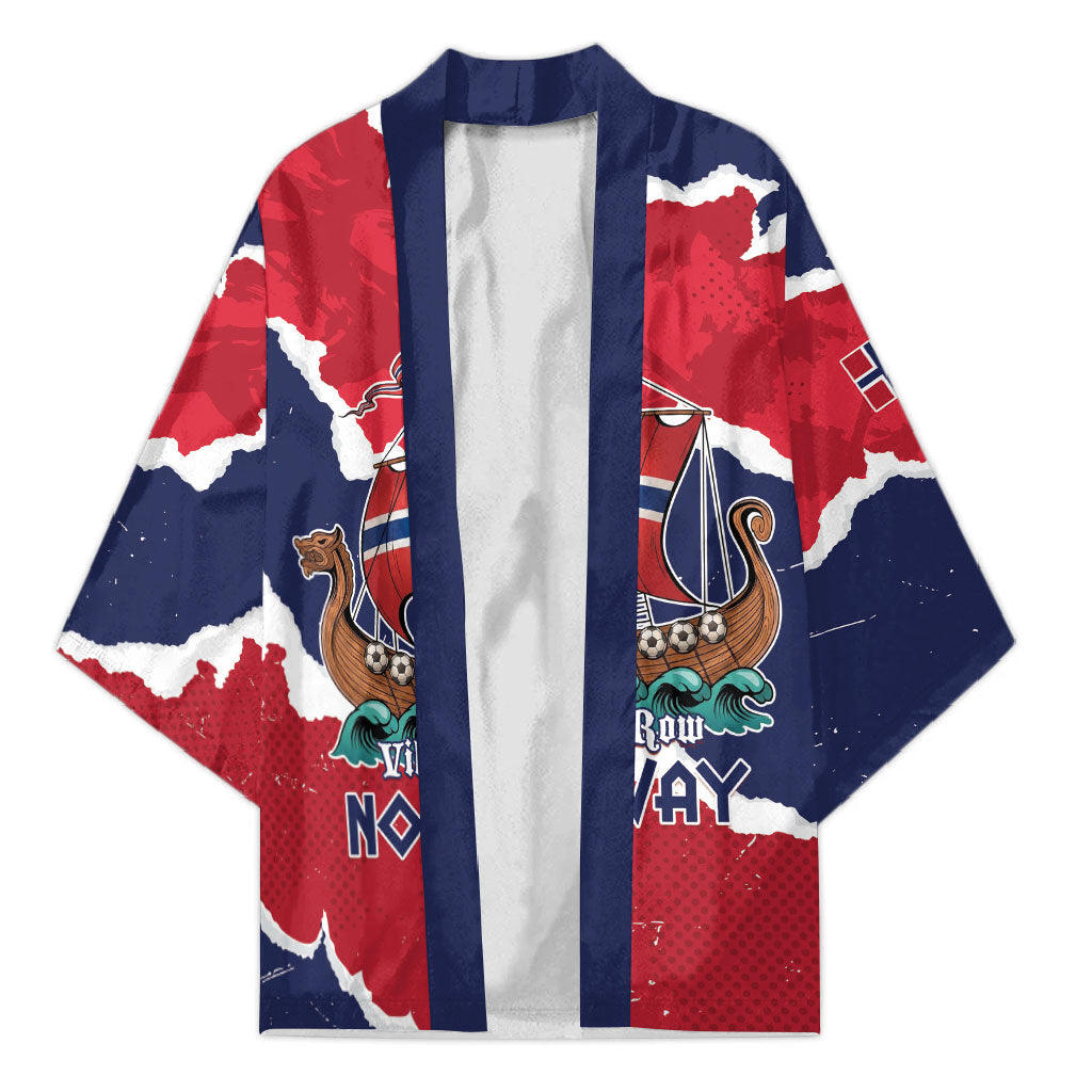Custom Norway 2026 Soccer Kimono Vikings Keep Rowing