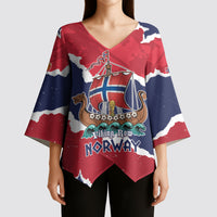Custom Norway 2026 Soccer Kimono Sleeve Blouse Vikings Keep Rowing