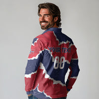 Custom Norway 2026 Soccer Long Sleeve Polo Shirt Vikings Keep Rowing