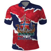 Custom Norway 2026 Soccer Polo Shirt Vikings Keep Rowing