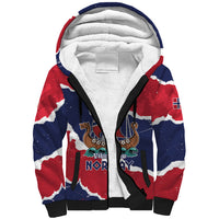 Custom Norway 2026 Soccer Sherpa Hoodie Vikings Keep Rowing