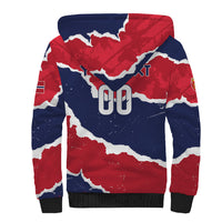 Custom Norway 2026 Soccer Sherpa Hoodie Vikings Keep Rowing