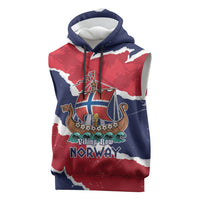 Custom Norway 2026 Soccer Sleeveless Hoodie Vikings Keep Rowing