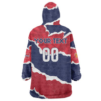 Custom Norway 2026 Soccer Wearable Blanket Hoodie Vikings Keep Rowing