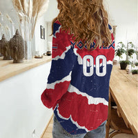 Custom Norway 2026 Soccer Women Casual Shirt Vikings Keep Rowing