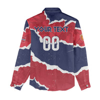 Custom Norway 2026 Soccer Women Casual Shirt Vikings Keep Rowing