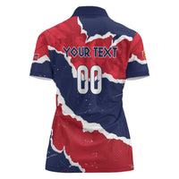 Custom Norway 2026 Soccer Women Polo Shirt Vikings Keep Rowing