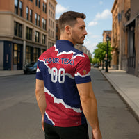 Custom Norway 2026 Soccer Zipper Polo Shirt Vikings Keep Rowing