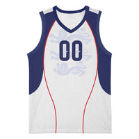 Custom England 2026 World Football Basketball Jersey Come On Three Lions