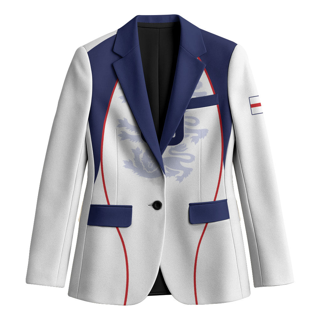 Custom England 2026 World Football Blazer Come On Three Lions