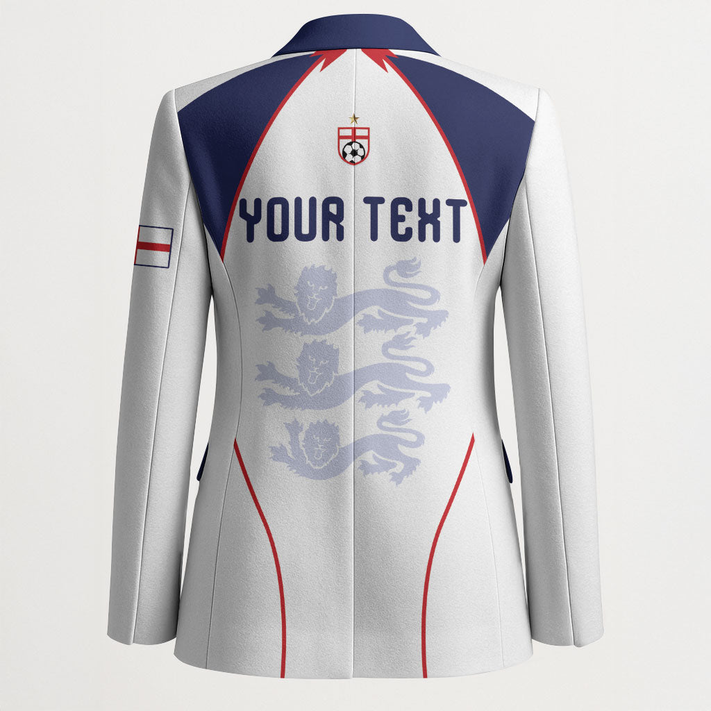 Custom England 2026 World Football Blazer Come On Three Lions