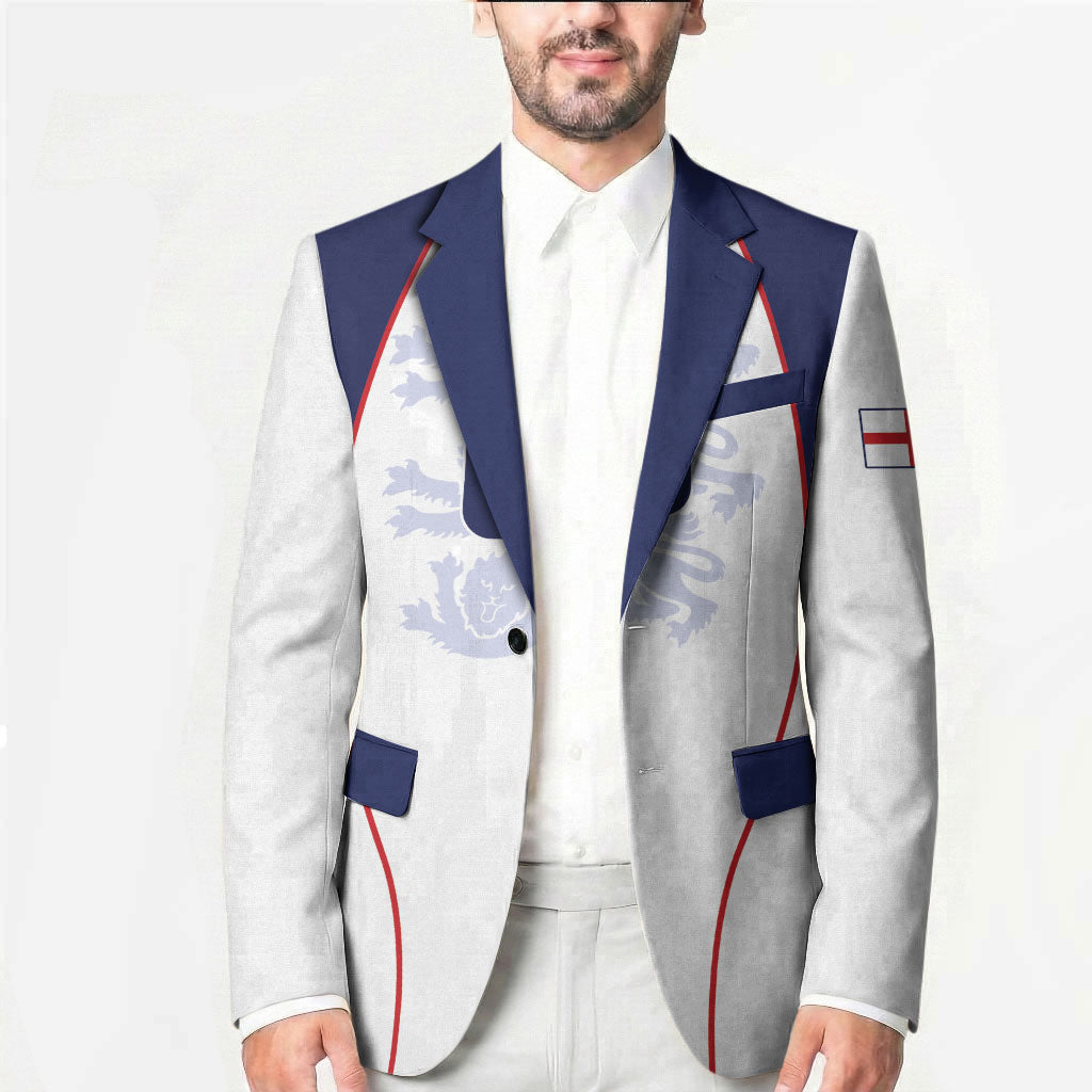 Custom England 2026 World Football Blazer Come On Three Lions