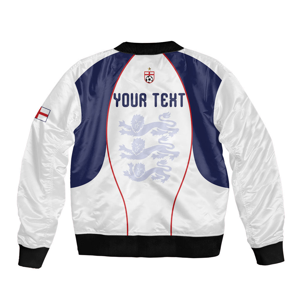 Custom England 2026 World Football Bomber Jacket Come On Three Lions