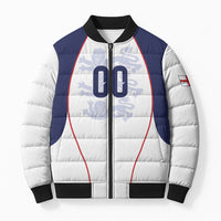 Custom England 2026 World Football Bomber Puffer Jacket Come On Three Lions